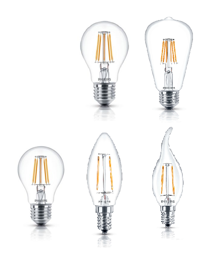 หลอดไฟ LED แก้วใส
