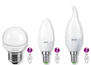 LED CANDLE OPERA ROUND FROSTED