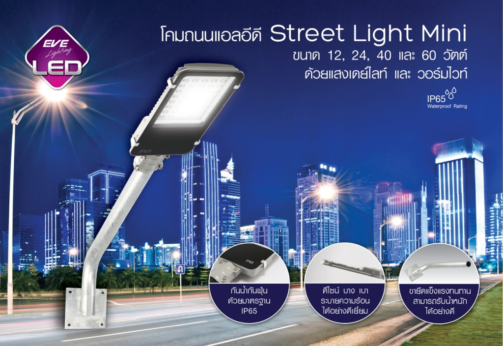 โคมไฟถนนแอลอีดี ZD516