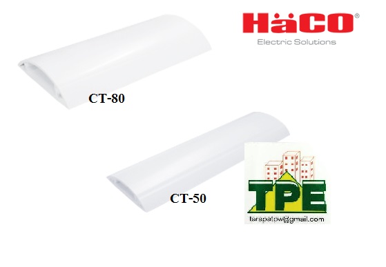 รางเดินสายไฟฟ้าบนพื้บ ( รางหลังเต่า )  HACO